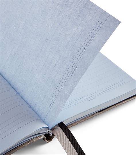 Smythson Grey Leather Mara Soho A Diary Harrods Uk