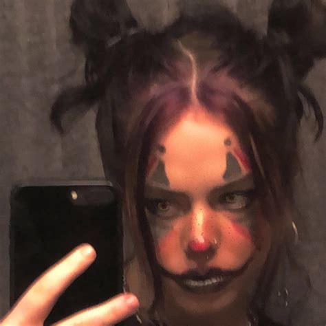 Ig Hausofjuliaa Clown Makeup Space Buns Bun