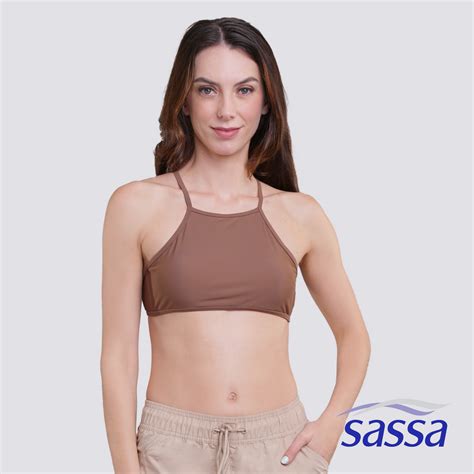 Sassa Refined Monochrome Padded Bikini Top Swimwear For Women Shopee Philippines