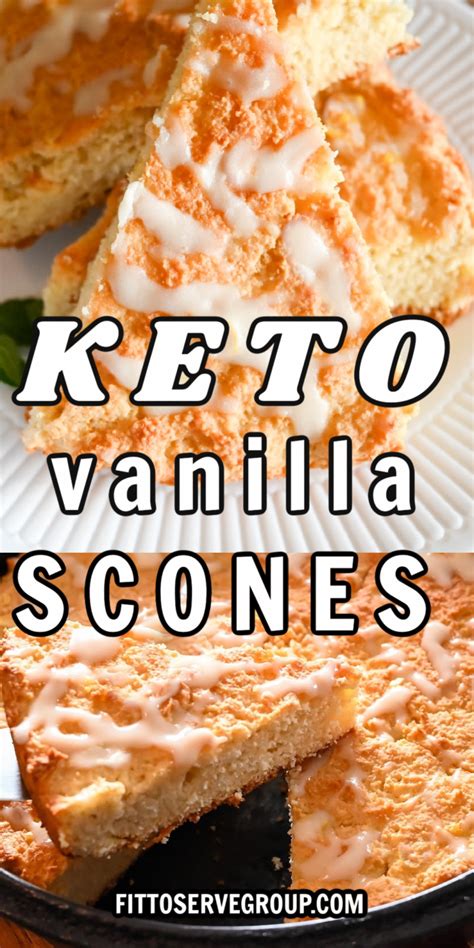 Keto Vanilla Scones · Fittoserve Group