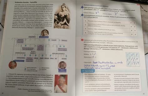 zad 4 Zapisz genotypy podanych osób z rodu królowej Wiktorii Użyj