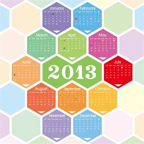 2013 Calendar Stock Vectors Royalty Free 2013 Calendar Illustrations