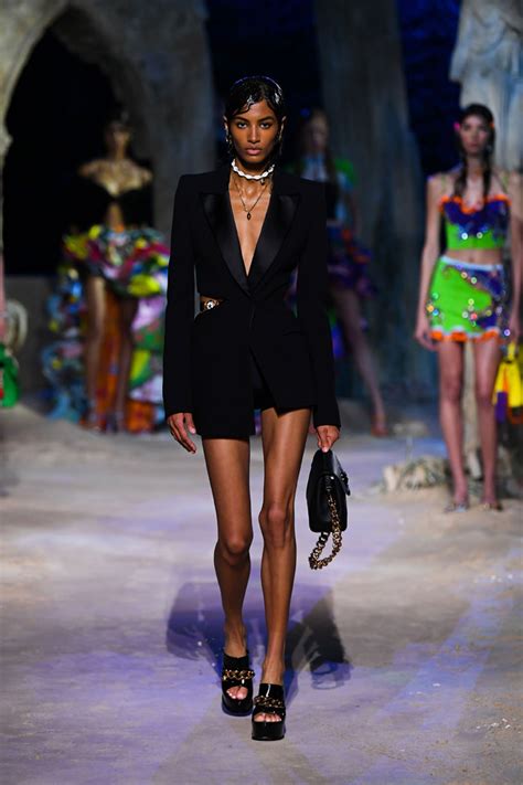 Milan Fashion Week Versace Spring 2021 Collection Tom Lorenzo