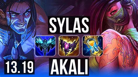 SYLAS Vs AKALI MID 65 Winrate Comeback KR Master 13 19 YouTube