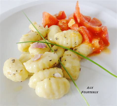 Gnocchi au beurre fondu et échalotes Aux Fourneaux