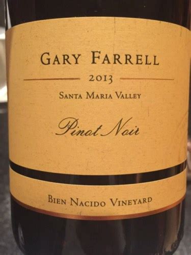 Gary Farrell Bien Nacido Vineyard Pinot Noir Vivino Us