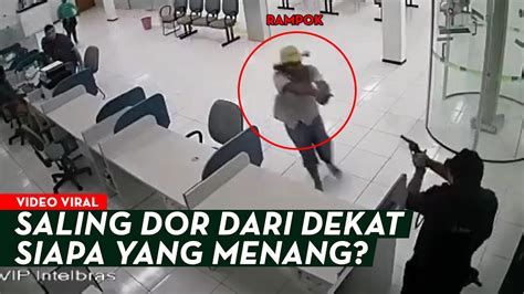 Keberanian Satpam Tak Diragukan Lagi Dia Kembali Dor Perampok Hingga