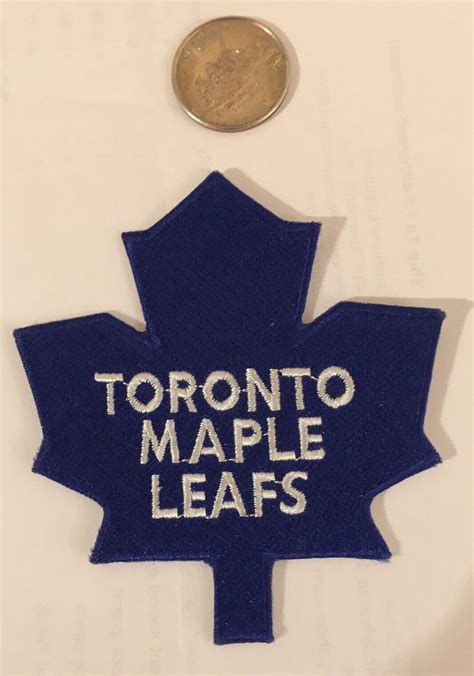 Toronto Maple Leafs Logo Embroidered Iron On Patch 3 X2 1 2 Nice Ebay