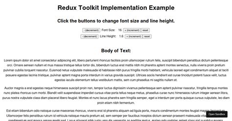 React Redux Toolkit Implementation Example V1 Codesandbox