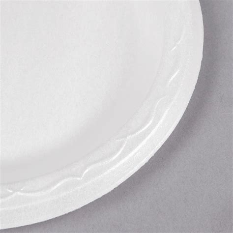 Genpak Lam06 Elite 6 White Laminated Foam Plate 125pack