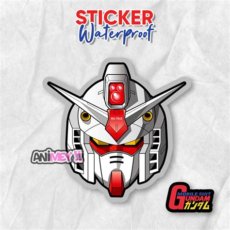 Jual Stiker Gundam Sticker Anime Waterproof Shopee Indonesia