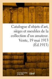 Catalogue D Objets D Art Si Ges Et Meubles Anciens Du Xviiie Si Cle