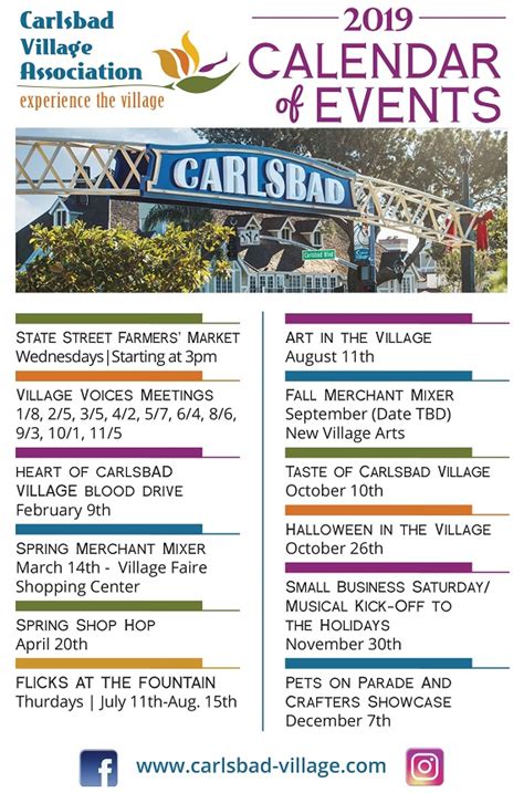 Village Events For Your Calendar | Carlsbad Village