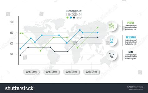 Infographic Business Template Graph Chart Design Stock Vector (Royalty ...