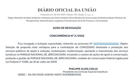 Governo Publica Novo Edital Para Parque De Jericoacoara Dez Dias