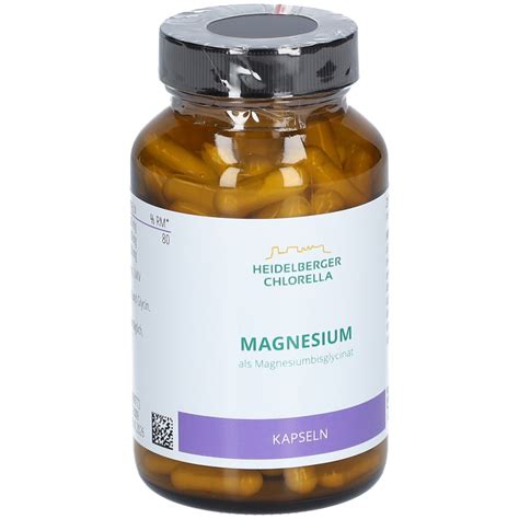 Heidelberger Chlorella Magnesiumbisglycinat Kapseln G Shop Apotheke