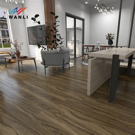 Waterproof Wood Grain Rigid Core Vinyl Spc Flooring From China