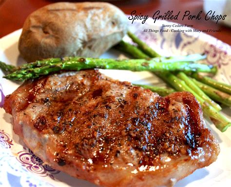 Cooking With Mary and Friends: Grilled Center Cut Pork Chops