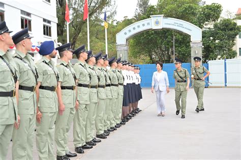 社區參與助更生委員會主席主持懲教署結業會操（附圖）