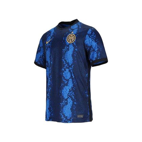 Nike Maglia Inter Ufficiale Home Stadium Jersey Nero Azzurra