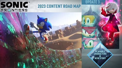 Sonic Frontiers 2023 FREE DLC Roadmap Revealed YouTube