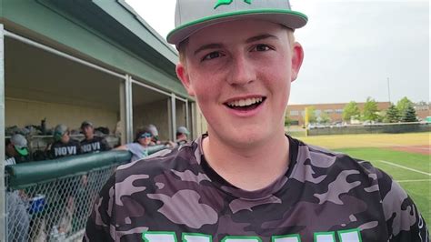 Novi Baseballs Uli Fernsler Talks About Going To The State Semifinals