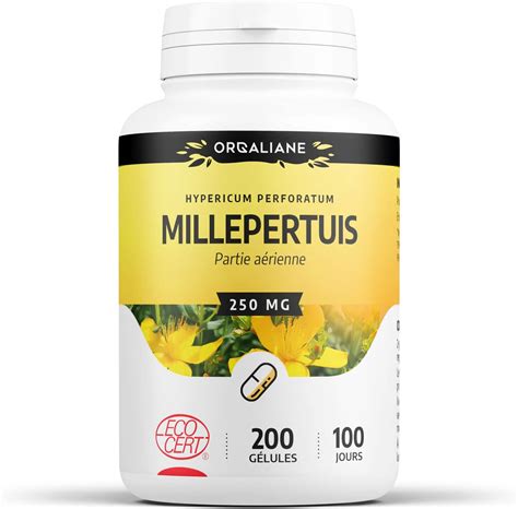 Millepertuis Mg G Lules Certifi Ecocert Amazon Fr