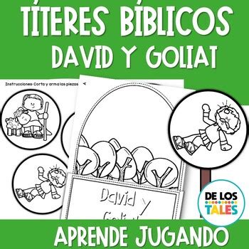 David y Goliat Títeres Bíblicos by De los tales TpT