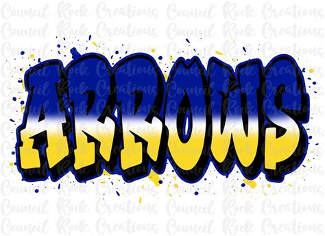 Arrows PNG Graffiti Digital File Sublimation Download - Etsy