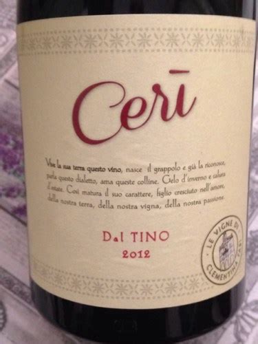 Le Vigne di Clementina Fabi Cerì Dal Tino Vivino 日本