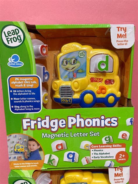 Leapfrog Fridge Phonics Magnetic Letter Set Yellow Hobbies And Toys