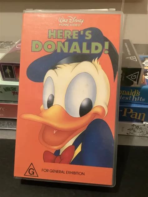 HERES DONALD VHS Walt Disney Vhs New And Sealed Tape 45 00 PicClick AU