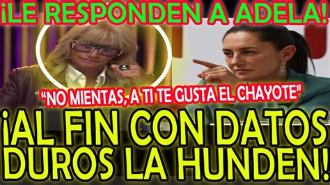 ASÍ HUMILLA CLAUDIA A ADELA MICHA AL FIN CON DATOS DUROS LA PARA EN