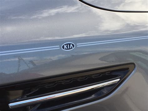 Factory Style Pinstripes For Dealers Kia Name And Logo Emblem Vinyl