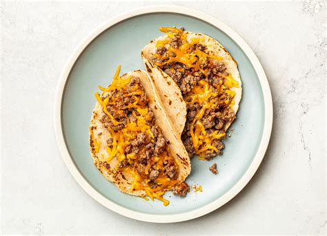 Cheesy Ground Beef Keto Tacos Hungryroot