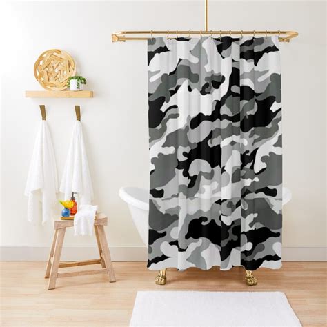 Camouflage Shower Curtain By Albert Faldet