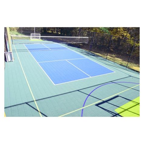 Modular Tiles Sports Flooring Moveable Outdoor Basketball Badminton TPE