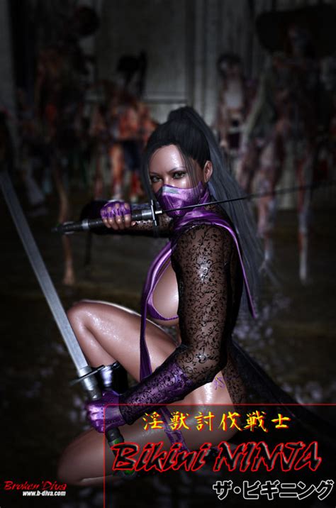 Broken Diva Beastslayer Bikini NINJA The Beginning Japanese