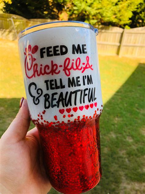 Chick-fil-A tumbler | Etsy