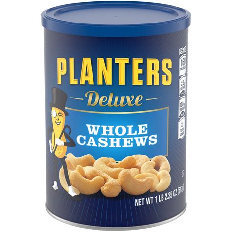 Planters Deluxe Whole Cashews 18 25 Oz Canister Walmart