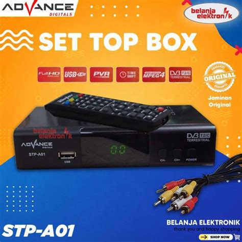 Jual Set Top Box Advance Dvb T Tipe Stp A Siaran Digital Di Seller