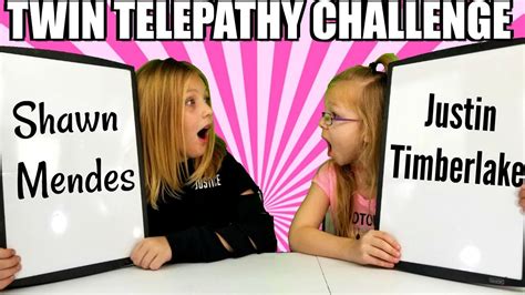 Twin Telepathy Challenge Youtube