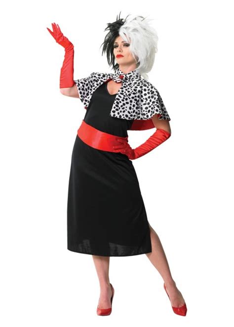 Cruella De Vil 101 Dalmatians Deluxe Adult Costume Costume City