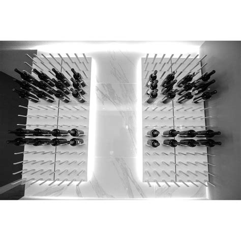 STACT Wall Wine Rack - Pure White - Modern