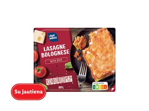 „lazanija „bolognese Su Jautiena Akcija Parduotuvėje „lidl Mazumalt