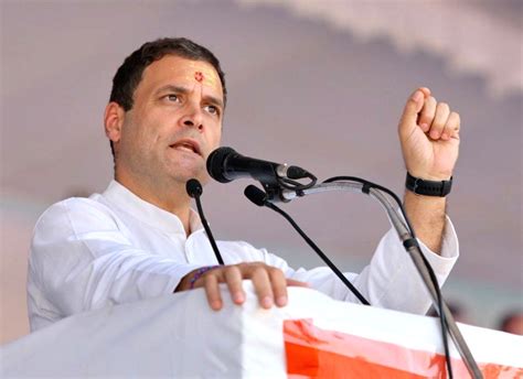 Rahul Gandhi At Public Meeting In Madhya Pradesh