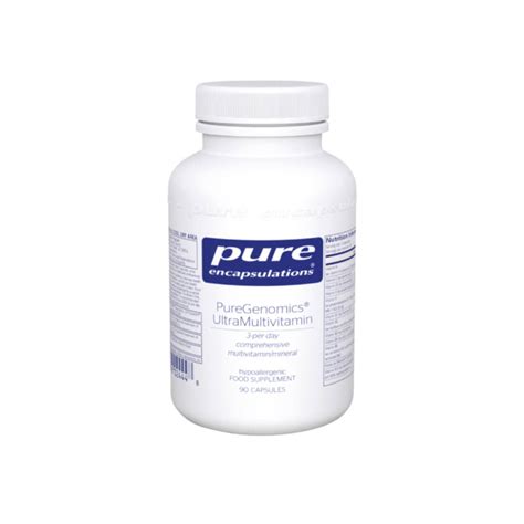 Pure Encapsulations puregenomic ultra multivitamin 90 caps