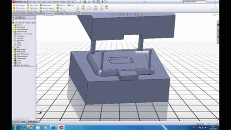 SolidWorks Tutorial Extract Core And Create Cavities From A Part 2