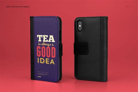 Iphone X Foldable Case Mockup Set Mockup Free Psd Iphone İphone X