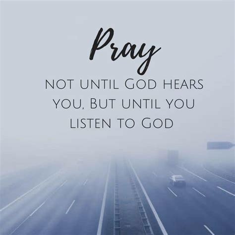 Listen to God